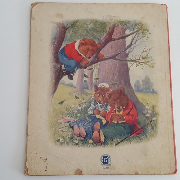 The Three Bears Vintage "Linenette"  William L.Gabriel & Sons New York N… - Picture 15 of 16
